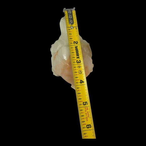 Hand Carved Onyx Stone Turtle Figurine Paperweight Mini 4" Sculpture Decor Piece - Picture 9 of 10